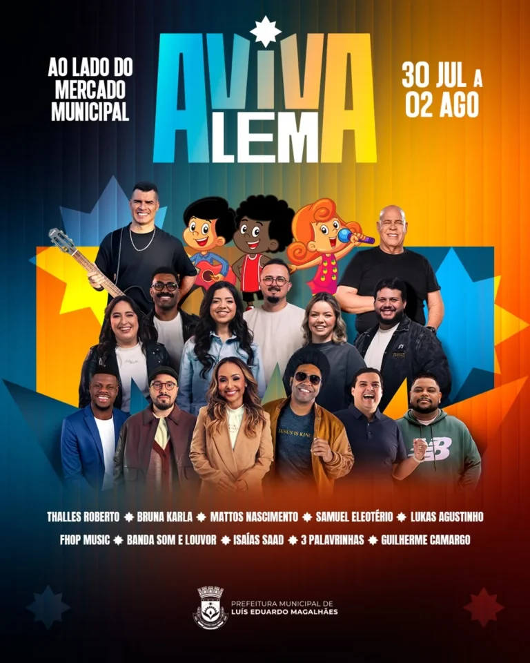 AVIVA LEM 2026 confirma Thalles Roberto e Bruna Karla no Oeste Baiano
