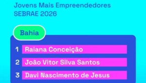 empreendedorismo juvenil PALAVRA-CHAVE-SECUNDÁRIA: Sebrae