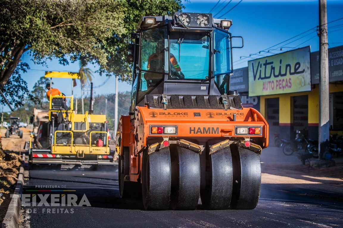 pavimentação no Monte Castelo