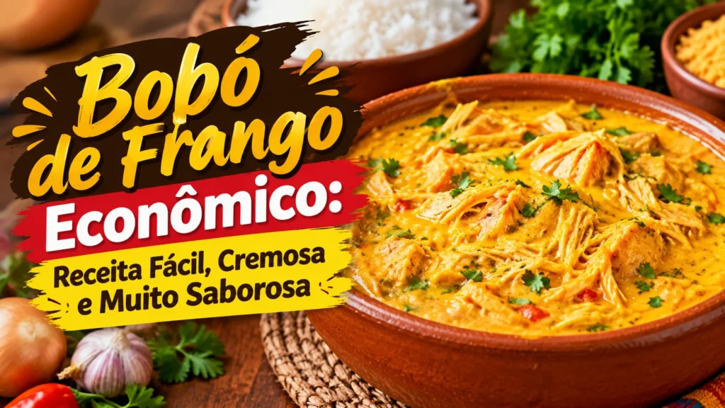 Bobo de Frango Economico Cremosa e Muito Saborosa