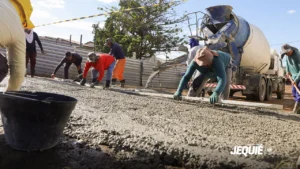 obras na Lagoa do Derba