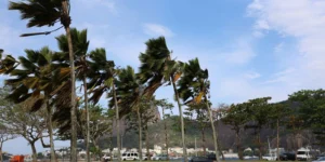 ventos fortes no Rio