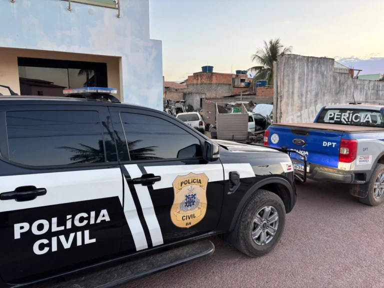 Quatro pessoas são presas em flagrante em desmanche clandestino de veículos em Seabra