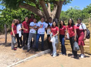 estudantes de Mirangaba