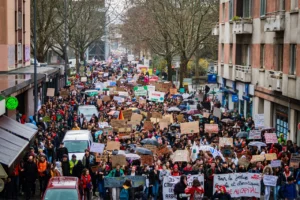 protestos na Colômbia